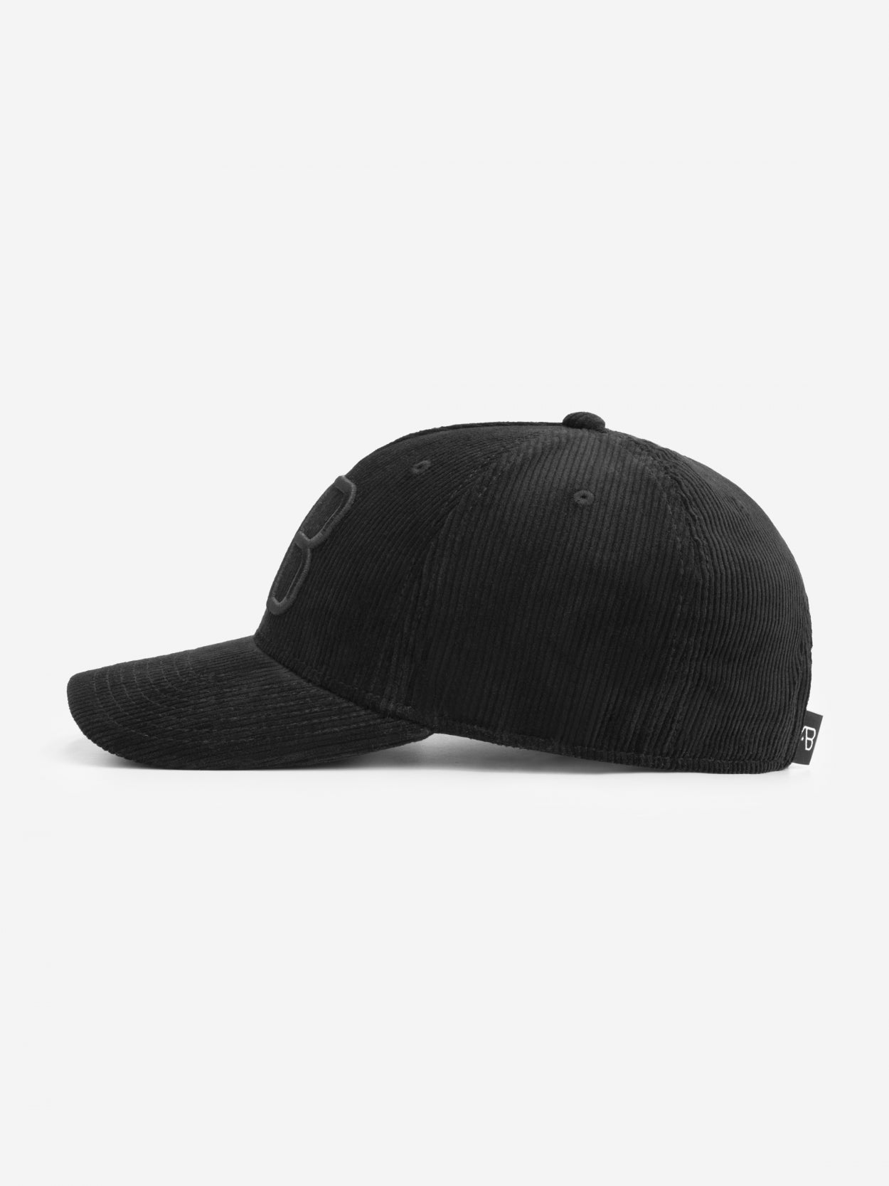 Corduroy Cap | Jet Black