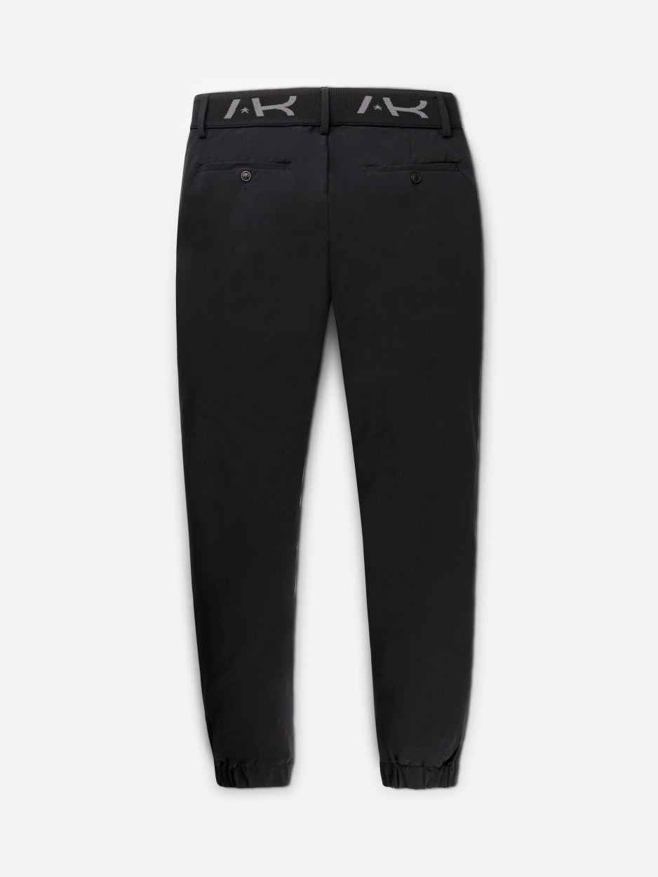 Casual RIB Pants | Jet Black