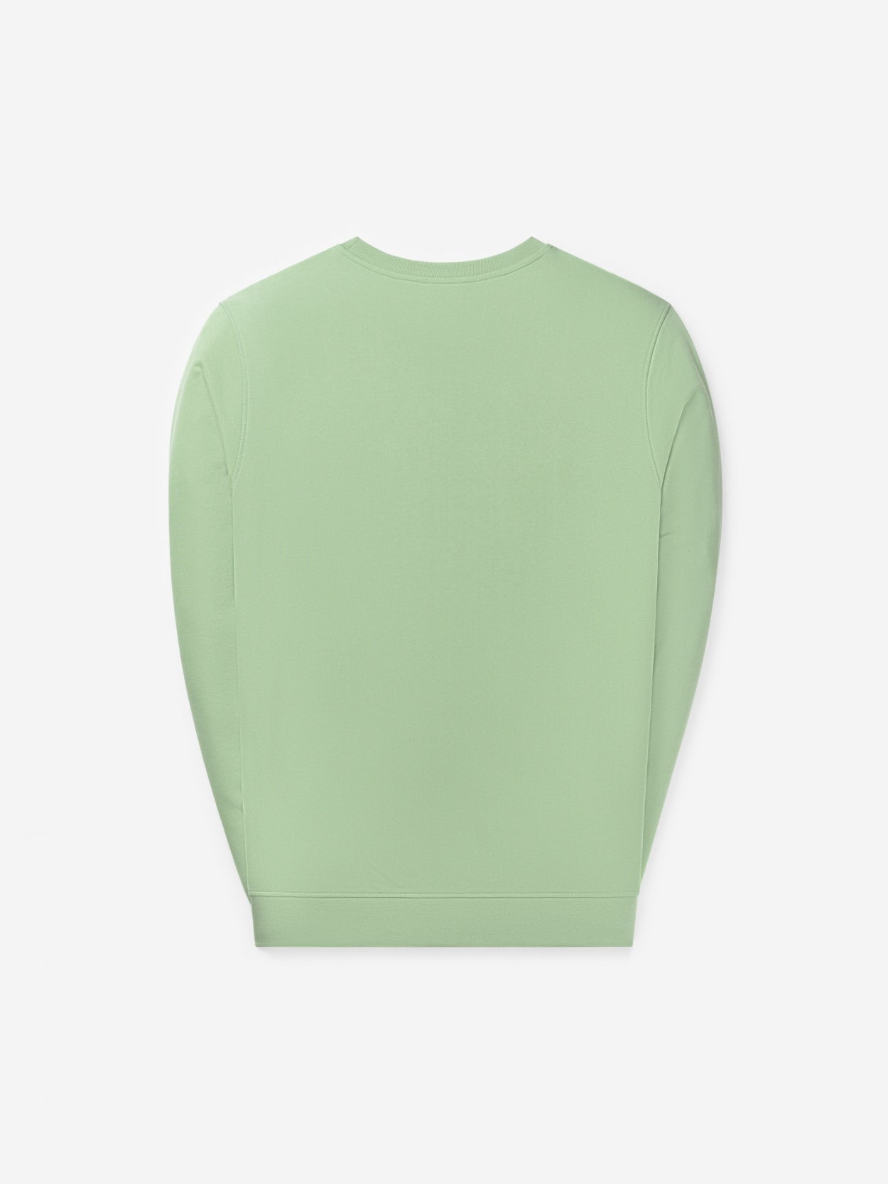 Loose-Fit Metal Crewneck | Sage Green