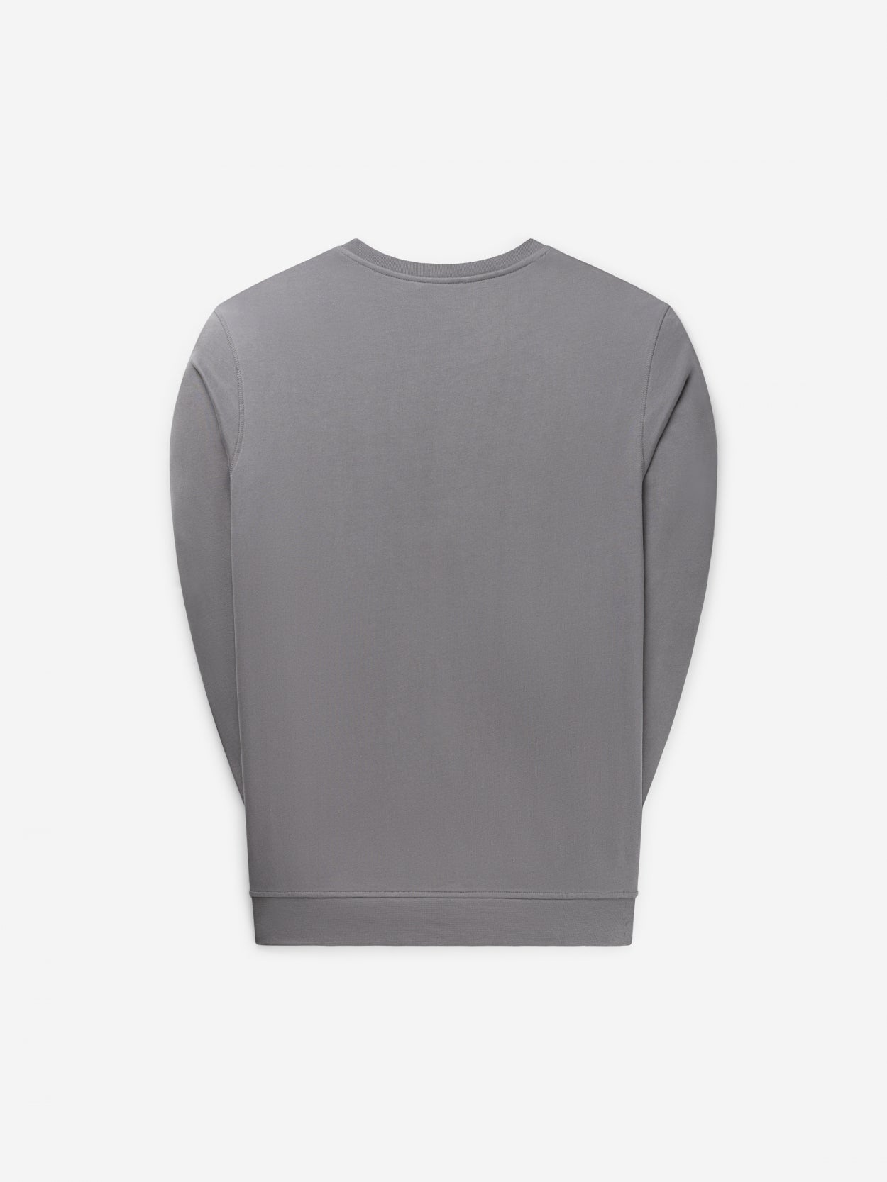 Loose-Fit Metal Crewneck | Steel Gray