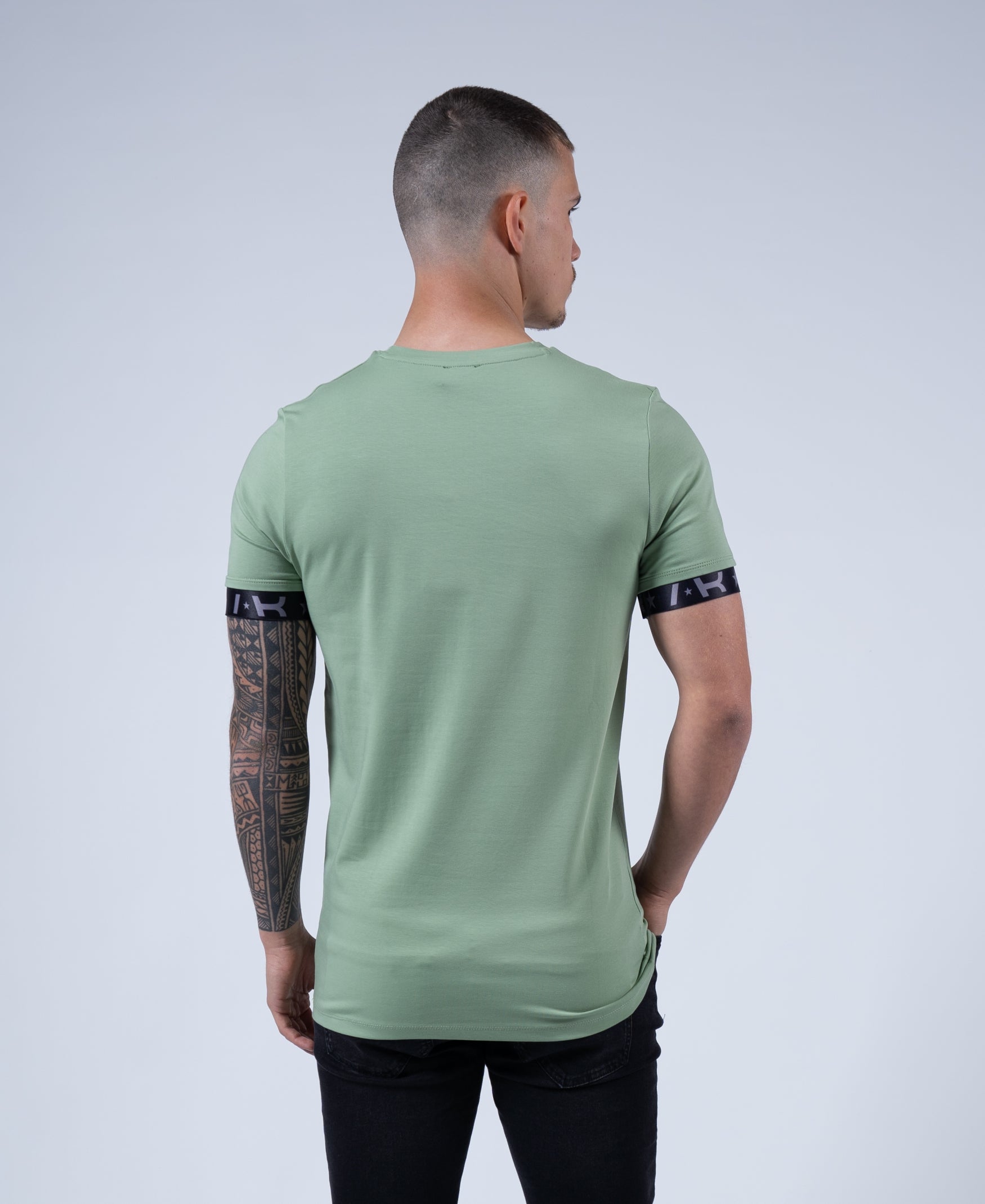 Flag Tee | Sage Green