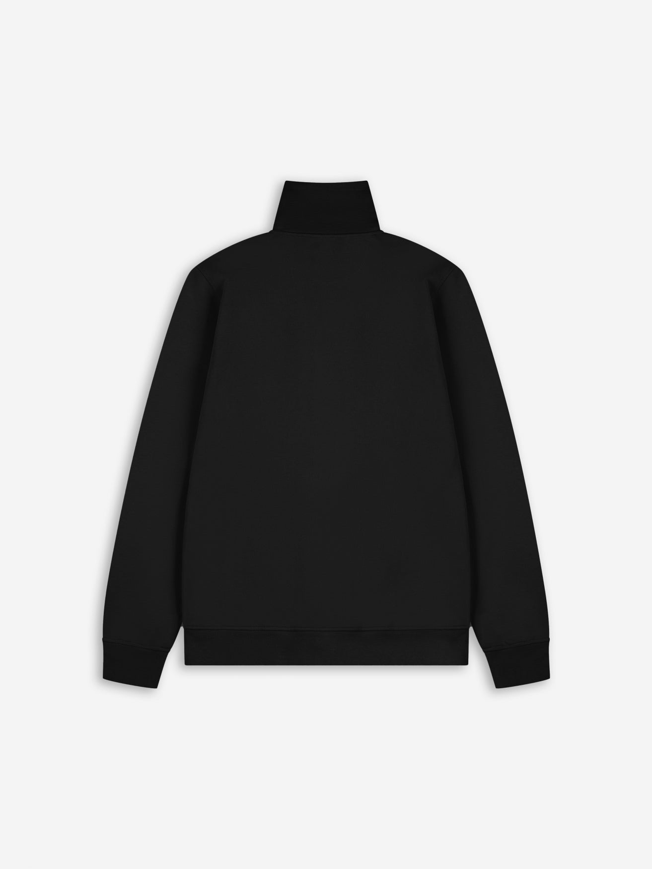 Diamond Half-Zip Sweater | Jet Black