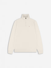 Diamond Half-Zip Sweater | Off White