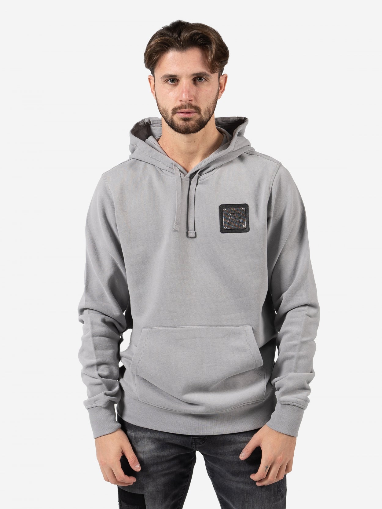 Slim-Fit Metal Hoodie | Ultimate Grey