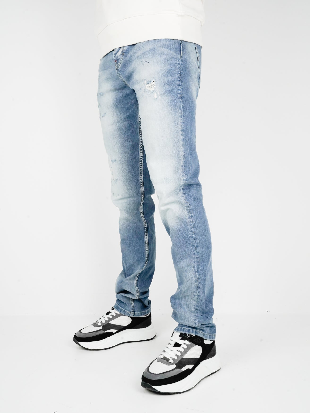 Reno Denim Jeans (Regular-Fit) | Mid Blue