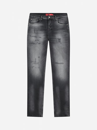 Reno Denim Jeans (Regular-Fit) | Jet Black