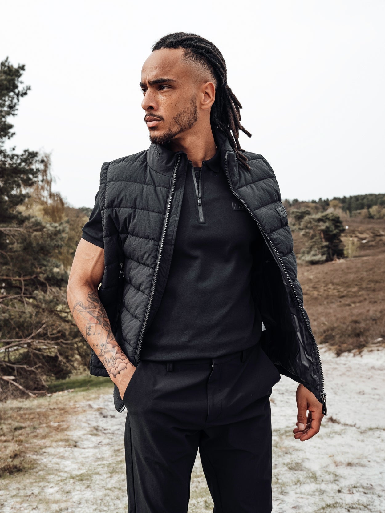 Platinum Bodywarmer | Jet Black